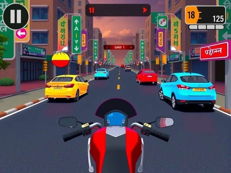 Pro Dash Champion India gameplay screenshot showing Mumbai streets